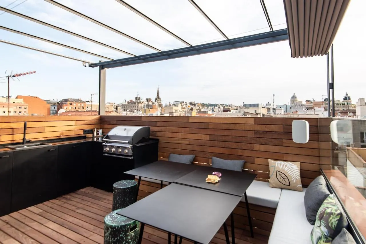 Amazing New Apartment With Rooftop Jacuzzi Barcelona